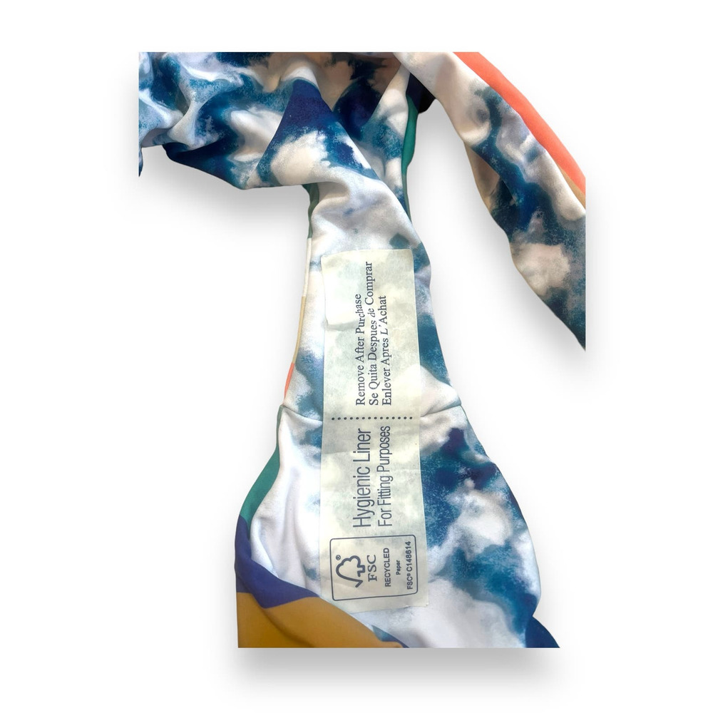 Raisins Low Rider Reversible STRIPED / TIE DYE Bikini Bottoms | XL, Beach Break - Picture 10 of 15